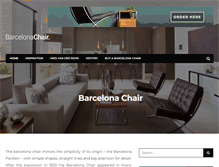 Tablet Screenshot of barcelonachair.com